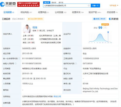 滴滴關(guān)聯(lián)公司申請(qǐng)“滴滴外賣”商標(biāo)，拓展計(jì)算機(jī)軟件咨詢業(yè)務(wù)